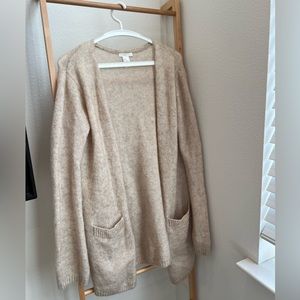 H&M premium selection mohair blend cardigan size XS